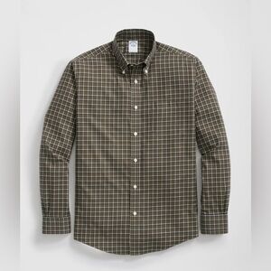 Brooks Brothers Stretch Supima Cotton Non-Iron Twill Button Down